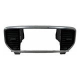Moldura Central Multimidia Kia Sportage Ex2 18 2019 Detalhes Prateado