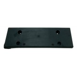 Suporte Placa Dianteira Jeep Renegade 2016 2018 2020 Detalhe Preto