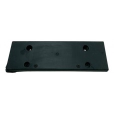 Suporte Placa Dianteira Jeep Renegade 2016 2018 2020 Detalhe Preto