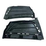 Par Moldura Fechada Milha Volkswagen Virtus 2018 2019 Preto Ambos Os Lados