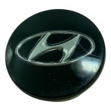 Calota Central Roda Hyundai Creta 2018 2019 Detalhe - Preto