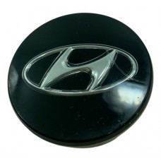 Calota Central Roda Hyundai Creta 2018 2019 Detalhe - Preto