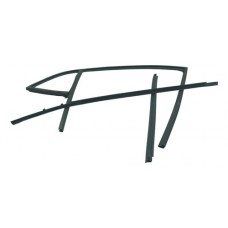 Kit Pestana Porta Traseira Hyundai Creta 2023 2024 Direita Preto