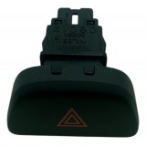 Comando Botão Pisca Alerta Nissan March 2013 2014 Preto