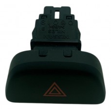 Comando Botão Pisca Alerta Nissan March 2013 2014 Preto