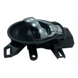 Maçaneta Interna Dianteira Nissan March 2013 2014 Direita Preto Dianteira