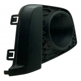 Moldura Grade Milha Dianteira Honda Fit 2015 2017 Esquerdo Preto Esquerdo