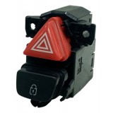 Comando Botão Pisca Alerta Trava Portas Hyundai Hb20 2022 23 Preto