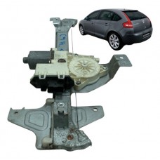 Maquina Vidro Traseira Citroen C4 Hatch 2008 2011 Esquerda