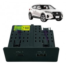 Entrada Usb Conector Tipo C Nissan Kicks Exclusive 2022 023