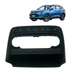 Acabamento Botão Alerta Chevrolet Tracker Premier 2021 2022 Preto