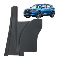 Soleira Porta Traseira Chevrolet Tracker 2021 2022 Esquerdo Preto
