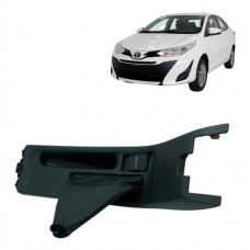 Moldura Alavanca Freio De Mão C/coifa Toyota Yaris 2019 2023 Preto