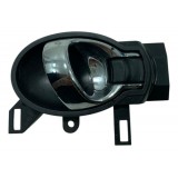 Maçaneta Interna Dianteira Nissan March 2017 2018 Direita Preto Dianteira