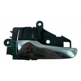 Maçaneta Interna Mitsubishi Lancer 2012 Dianteira Esquerda Preto