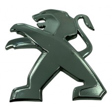 Emblema Tampa Peugeot 3008 Allure 2017 2018 19 2020 Traseira Cinza