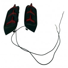 Par Refletor Honda Civic G10 2021 2022 2023 Traseiro Detalhe