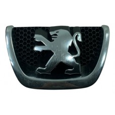 Emblema Cromado Grade Peugeot 206 2001 2002 2003 Dianteiro