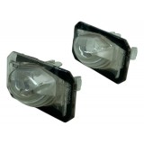 Par Capa Lanterna Placa Honda Civic 2007 2008 2009 Traseira